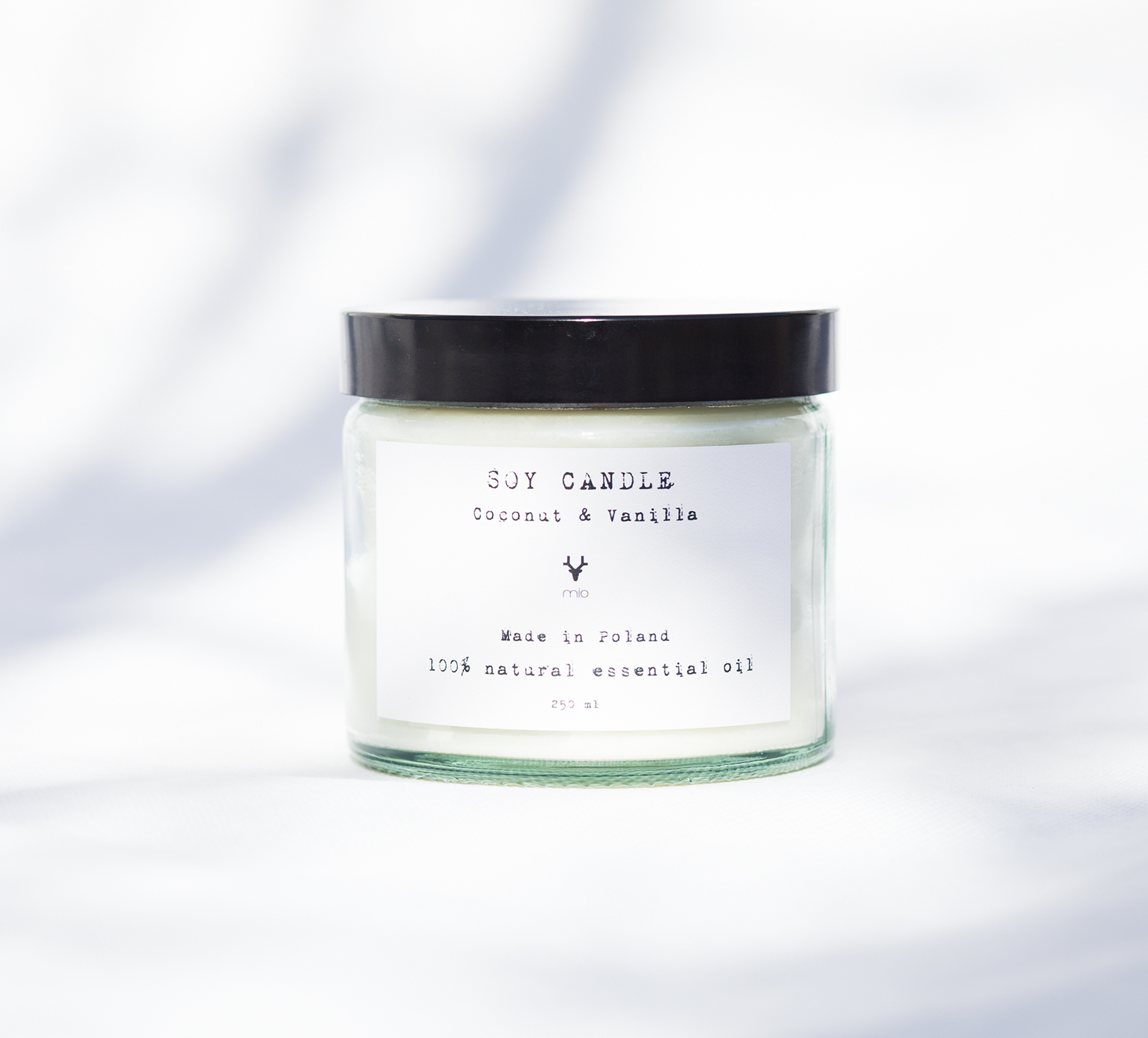 No6 MOOD COLLECTION Świeca sojowa Coconut&Vanilla - obrazek 2
