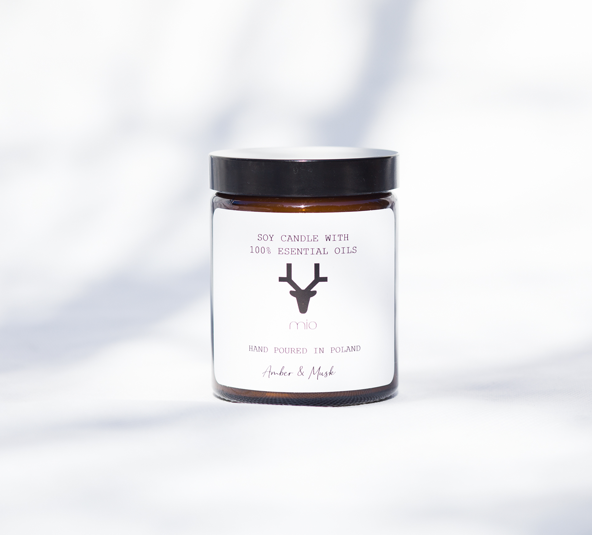Świeca sojowa AMBER & MUSK - obrazek 2