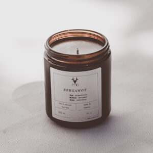 Świeca sojowa BERGAMOT
